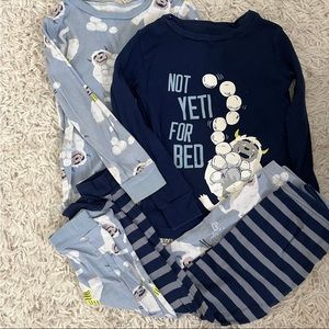 ✖️SOLD✖️ Carter’s Winter Pajamas Set Yeti Pajamas